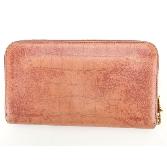 Miu Miu long wallet crocodile pink - Picture 2 of 7